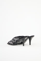 Gucci GG Mesh Embellished Mule
