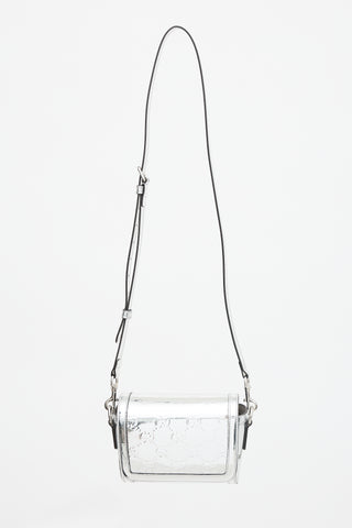 Gucci GG Metallic Leather Mini Crossbody Bag