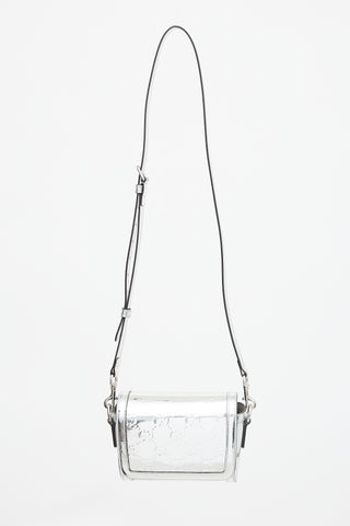 Gucci GG Metallic Leather Mini Crossbody Bag