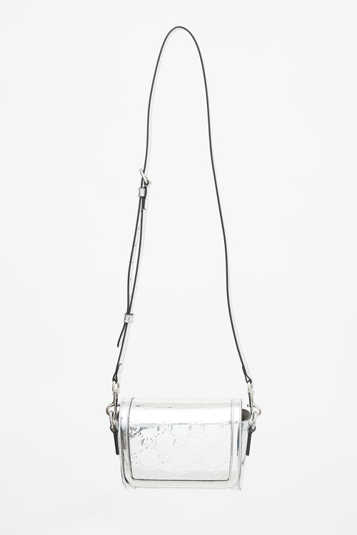 Gucci GG Metallic Leather Mini Crossbody Bag