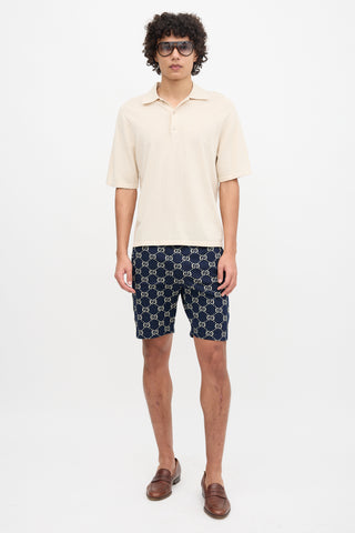 Gucci GG Monogram Knit Shorts