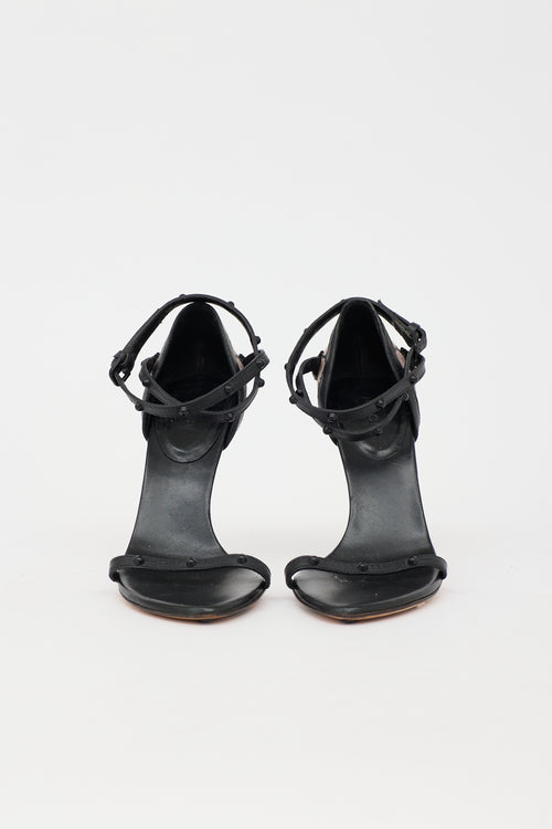 Gucci GG Monogram Leather Sandal