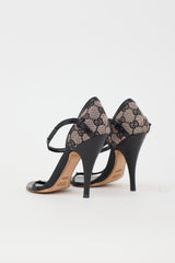 Gucci GG Monogram Leather Sandal