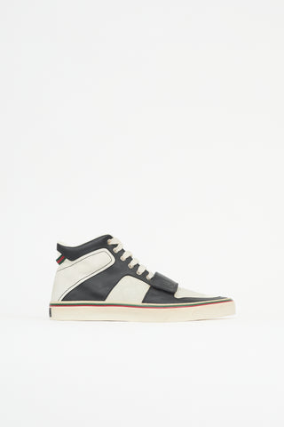 Gucci GG Monogram & Leather Sneaker