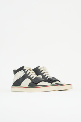 Gucci GG Monogram & Leather Sneaker