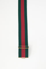 Gucci Elastic Web Marbled GG Buckle Belt