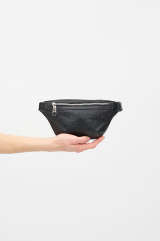 Gucci GG Perforated Leather Belt Bag