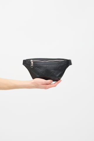 Gucci GG Perforated Leather Belt Bag