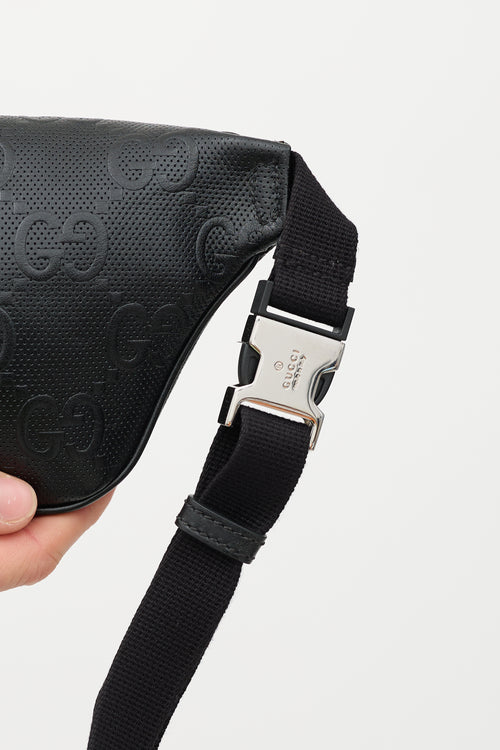 Gucci GG Perforated Leather Belt Bag