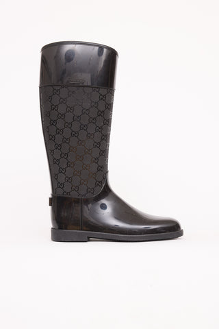 GucciRubber Guccissima Wellington Rain Boot