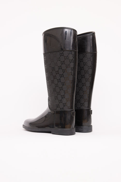 GucciRubber Guccissima Wellington Rain Boot