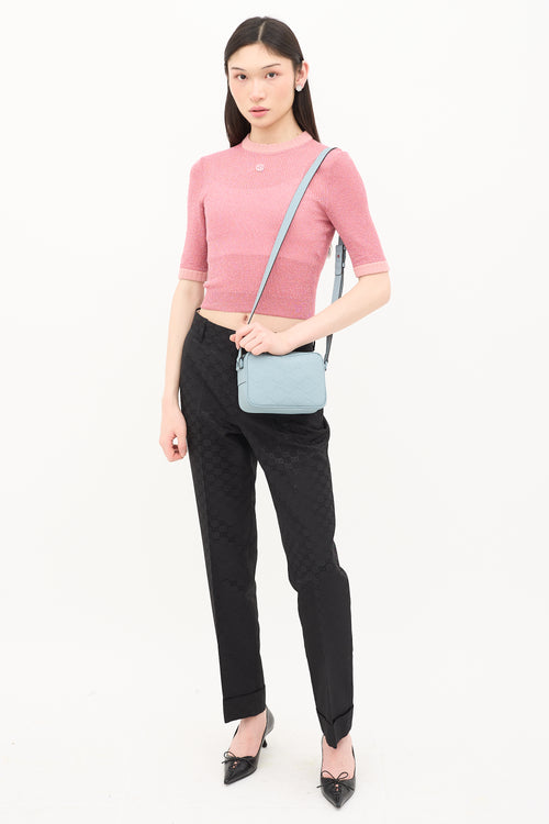 Gucci GG Rubber Effect Crossbody Bag