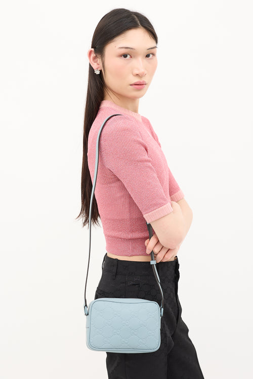 Gucci GG Rubber Effect Crossbody Bag