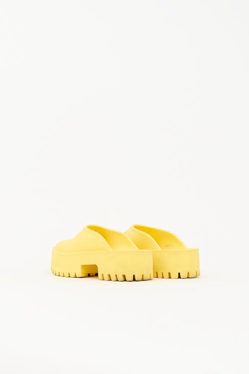 Gucci Rubber GG Elea Mule