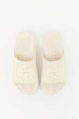 Gucci Rubber Interlocking GG Slide
