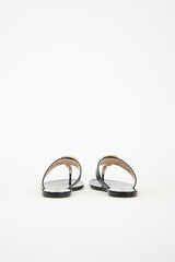 Gucci Leather Lifford GG Sandal