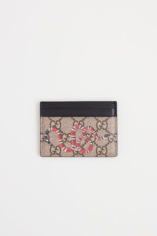 Gucci GG Supreme Graphic Card Holder
