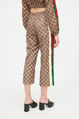 Gucci Cropped GG Supreme Co-ord Set