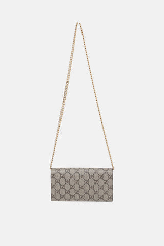 Gucci GG Supreme Bananya Wallet On Chain