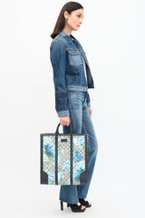 Gucci GG Supreme Blooms Tote Bag