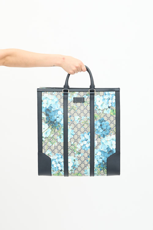 Gucci GG Supreme Blooms Tote Bag