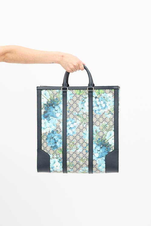 Gucci GG Supreme Blooms Tote Bag