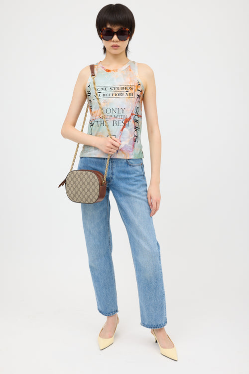 Gucci GG Supreme Mini Chain Bag