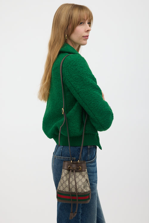 Gucci GG Supreme Ophidia Bucket Bag