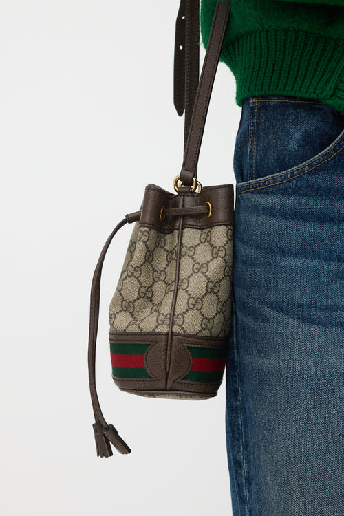 Gucci GG Supreme Ophidia Bucket Bag