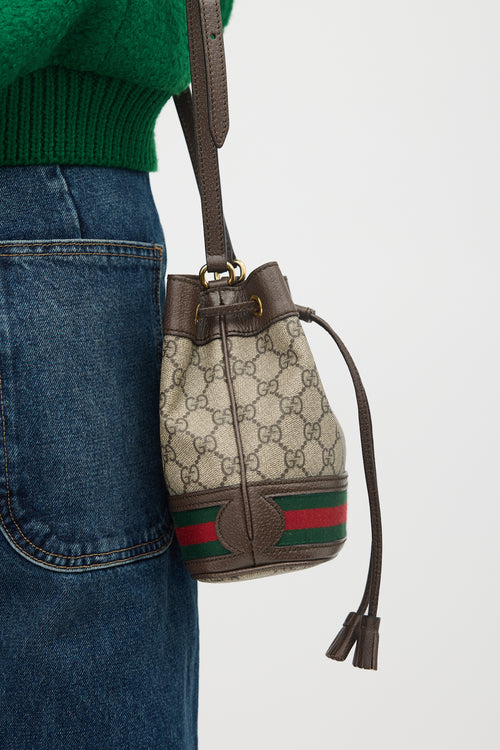 Gucci GG Supreme Ophidia Bucket Bag