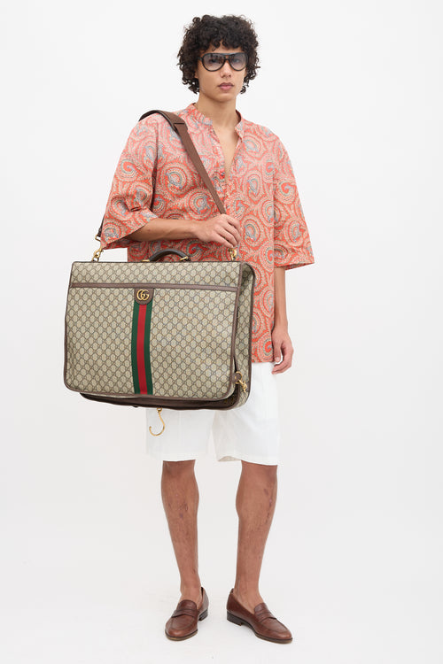 Gucci GG Supreme Savoy Garment Bag