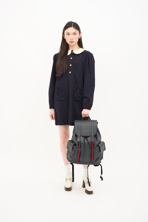 Gucci GG Supreme Web Backpack