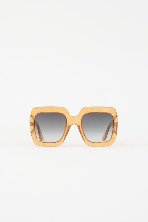 Gucci GG0053S Square GG Sunglasses