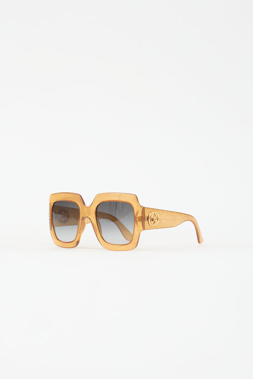 Gucci GG0053S Square GG Sunglasses