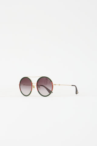 Gucci GG0061S Round Sunglasses