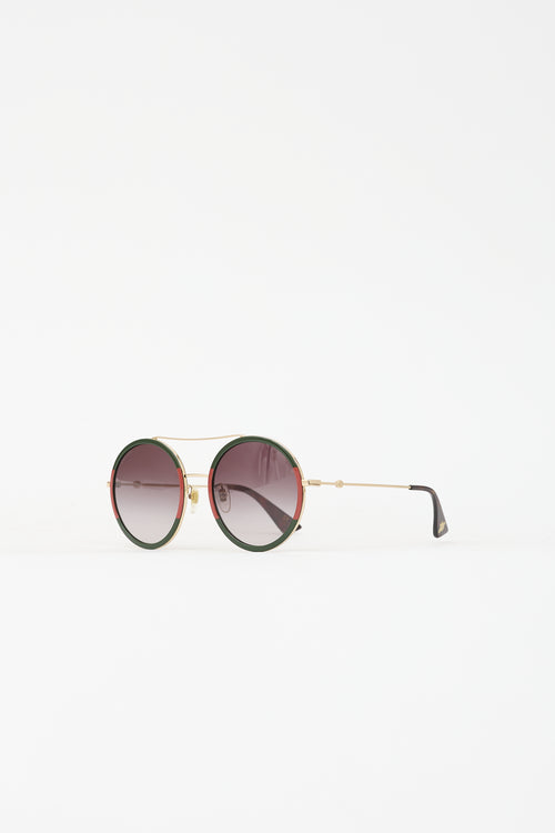 Gucci GG0061S Round Sunglasses