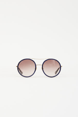 Gucci GG0061S Round Sunglasses