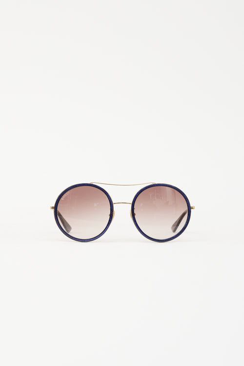 Gucci GG0061S Round Sunglasses