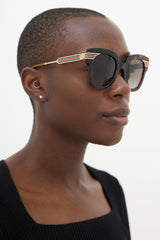 Gucci GG0281S Square Sunglasses