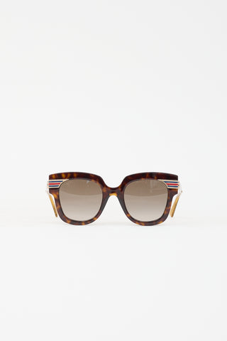 Gucci GG0281SA Web Sunglasses