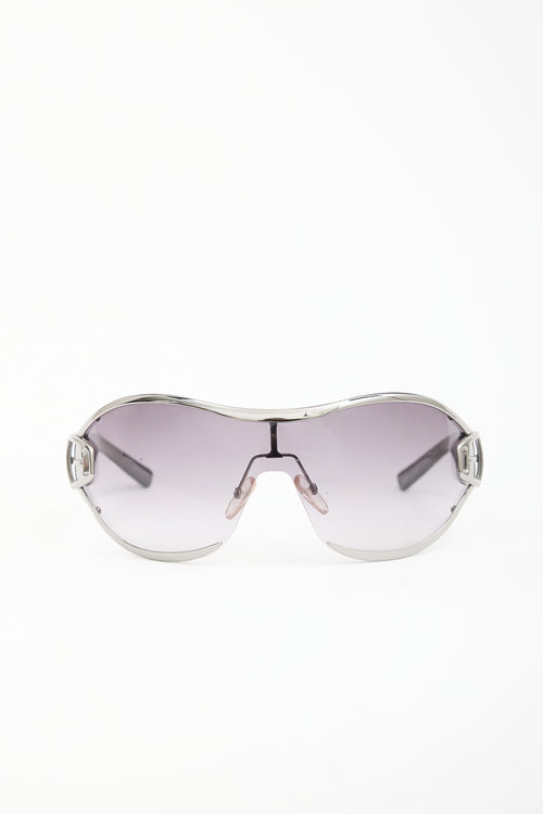 Gucci GG2738/S Buckle Shield Sunglasses