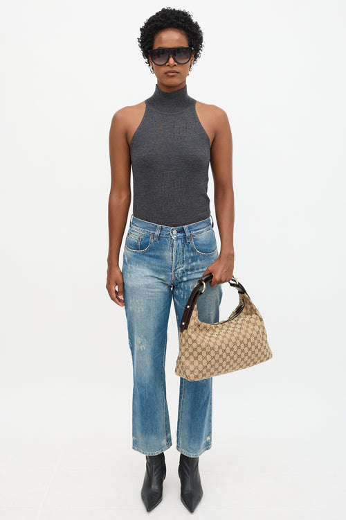 Gucci GG Canvas Hardware Bag