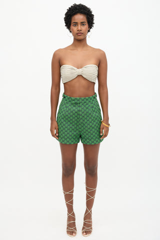 Gucci GG Jacquard Pleated Shorts