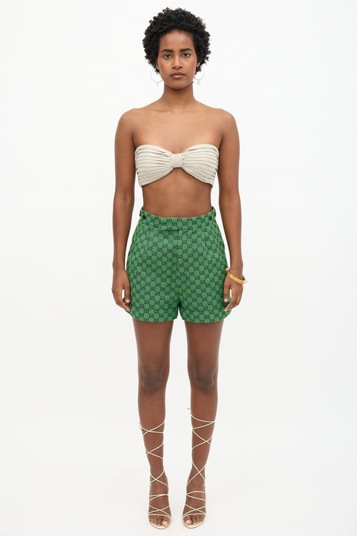 Gucci GG Jacquard Pleated Shorts