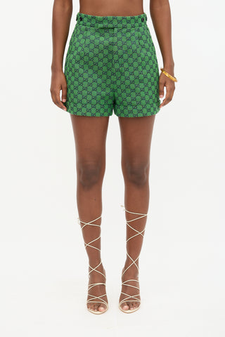 Gucci GG Jacquard Pleated Shorts