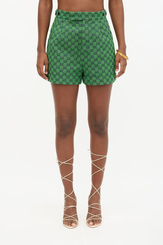 Gucci GG Jacquard Pleated Shorts