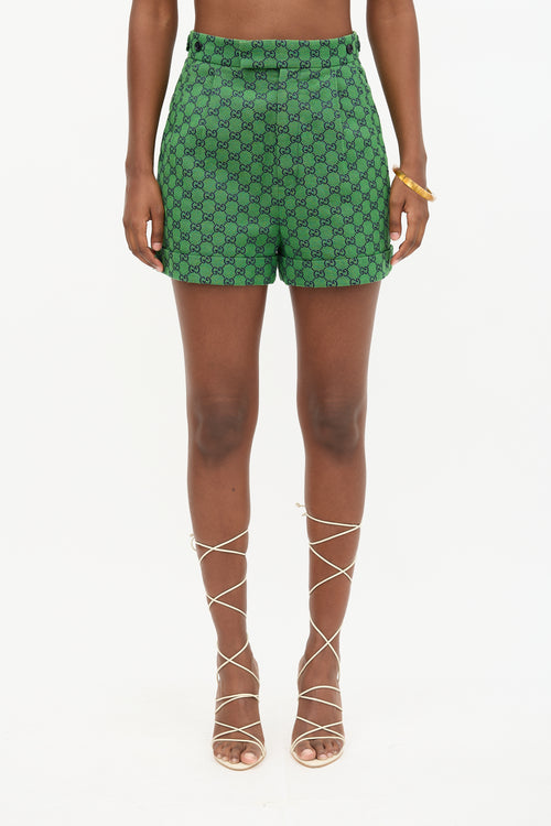 Gucci GG Jacquard Pleated Shorts