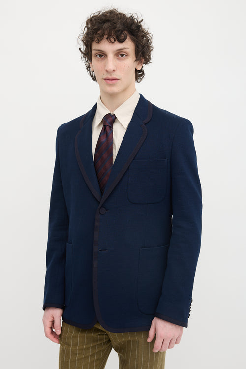 Gucci GG Knit Blazer