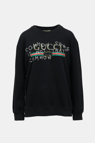 Gucci GG Logo Script Sweatshirt