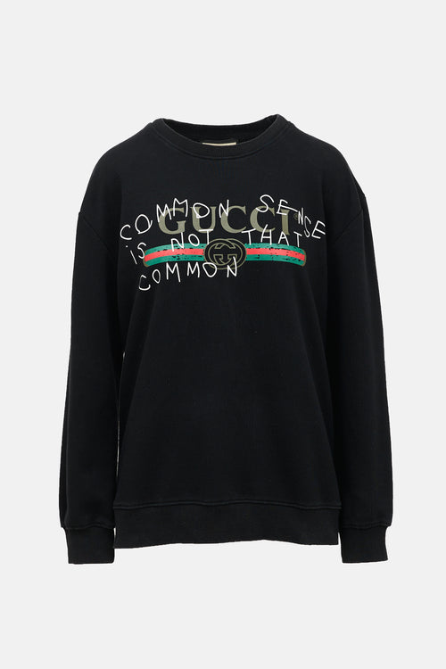 Gucci GG Logo Script Sweatshirt